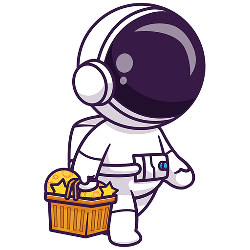 Astronaut WO FEIERN Picknick