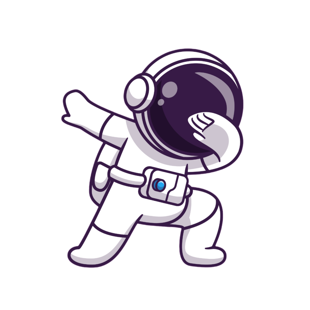 Cute Astronaut Jungesellenabschied Feier