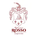 Logo für das Restaurant Rosso Acqua e Sole mit einem Wappen, das einen Bären und drei Lilien zeigt.