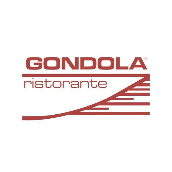 Logo für das Gondola Ristorante mit dem Schriftzug GONDOLA über dem Wort ristorante und einer stilisierten Grafik eines Gondelbug.