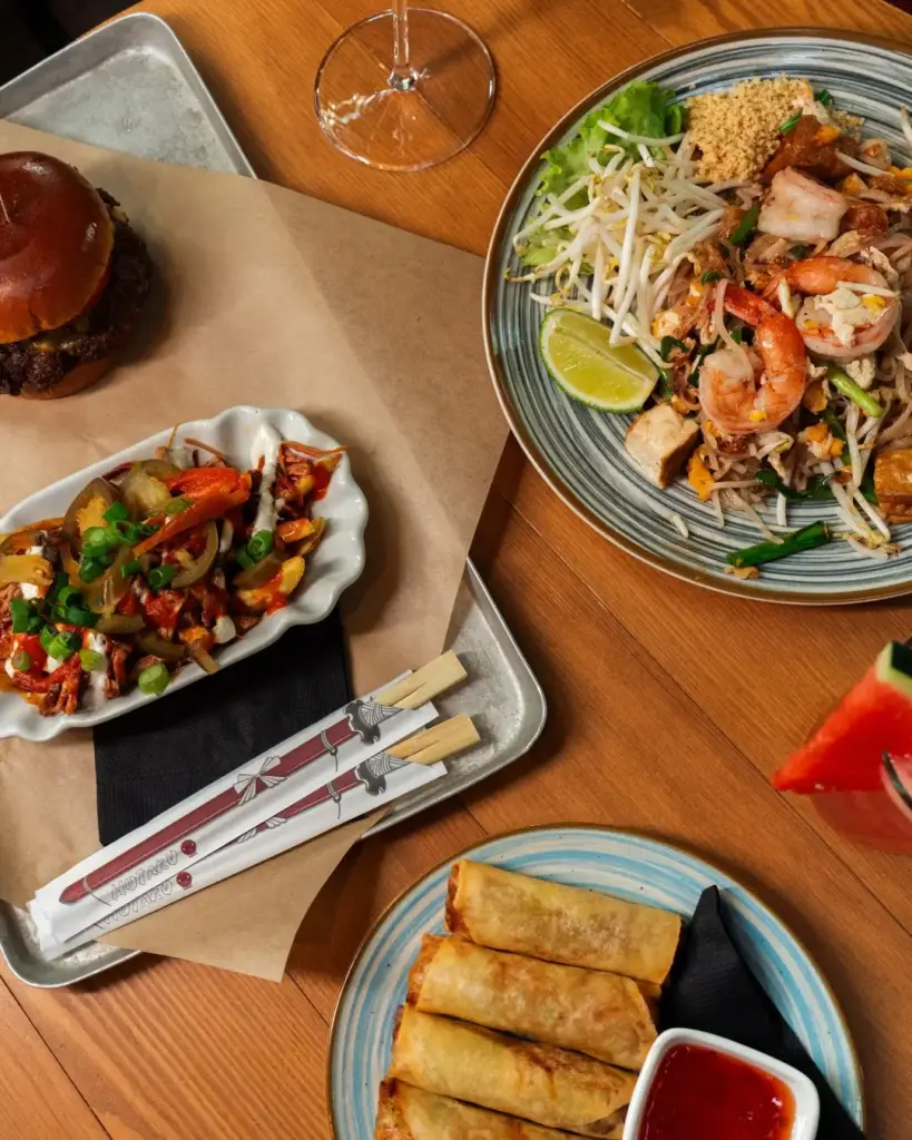 Speisen im Gleis Garten in Wien