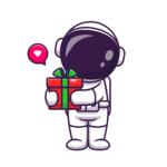 cute Astronaut present